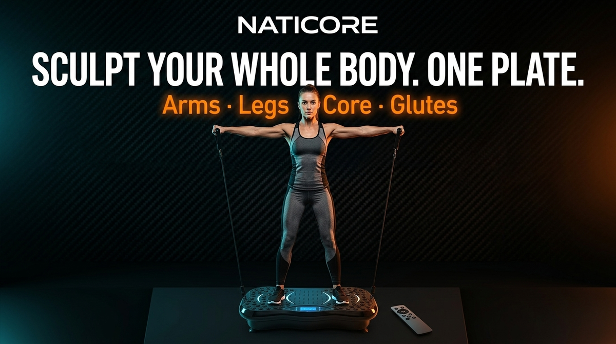 Vibration Plate Full Body Toning & Wellness Machine | NATICORE