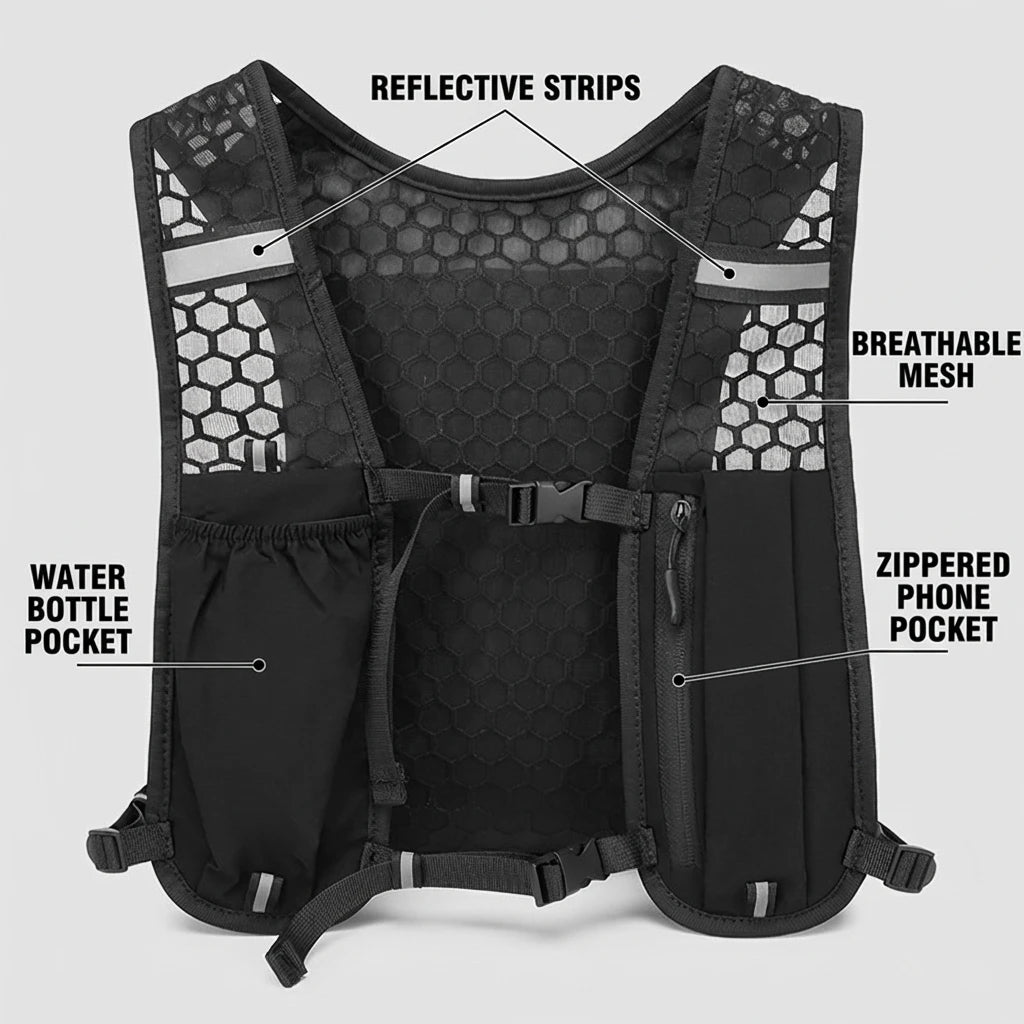 NATICORE RunVest — Hydration Running Vest Backpack