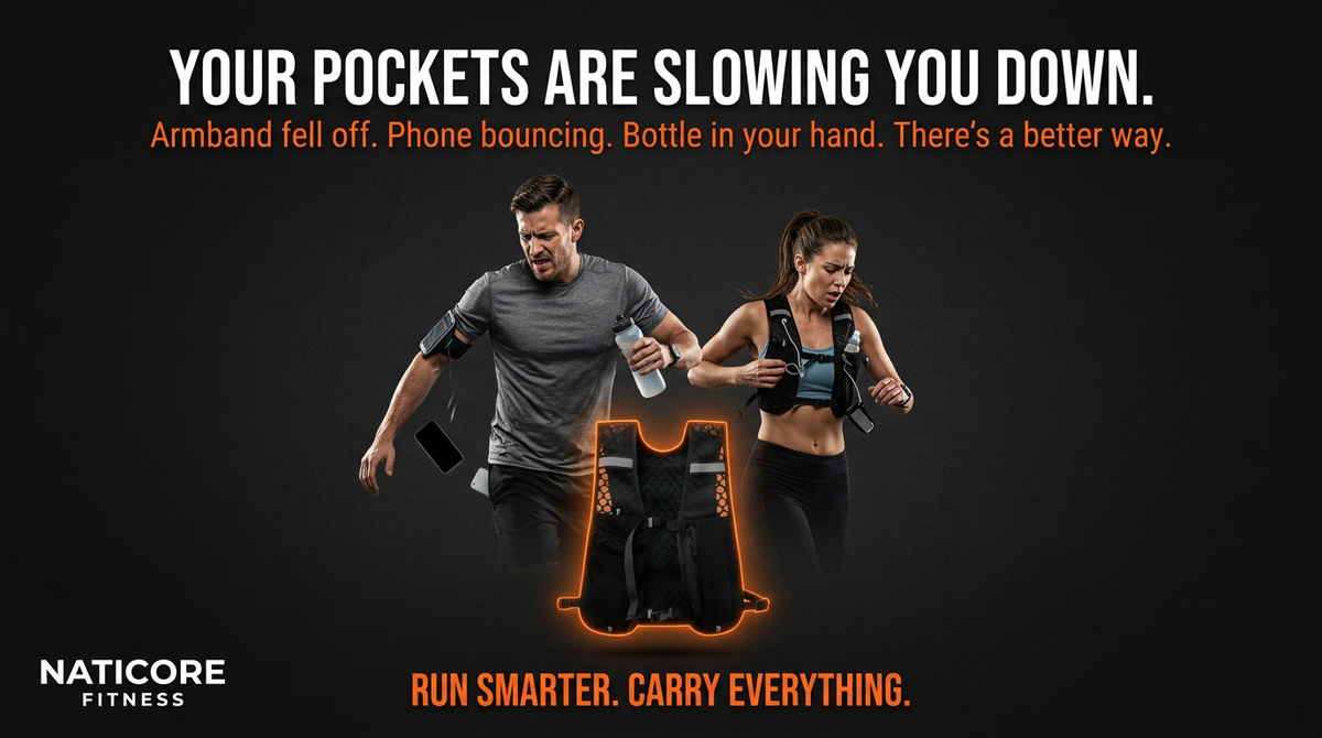 NATICORE RunVest — Hydration Running Vest Backpack