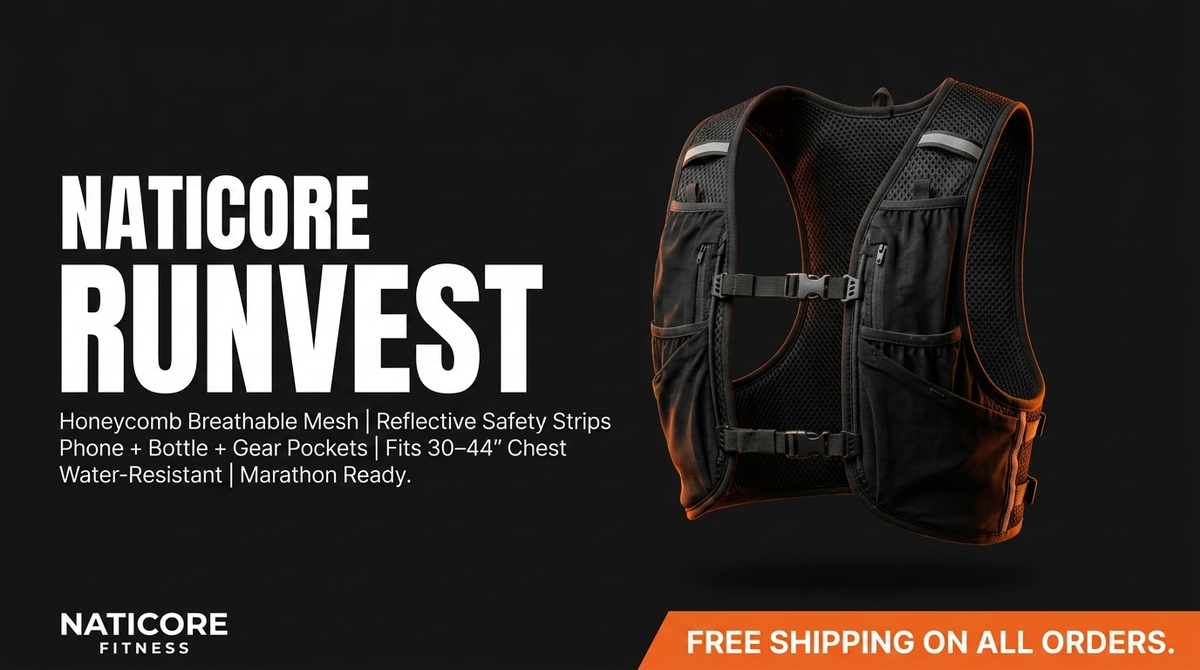 NATICORE RunVest — Hydration Running Vest Backpack