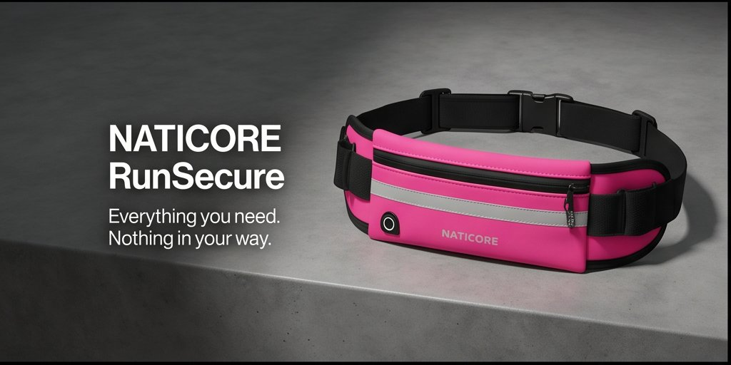 NatiCore Fitness RunSecure Waist Bag
