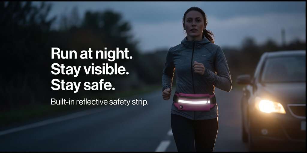 NatiCore Fitness RunSecure Waist Bag