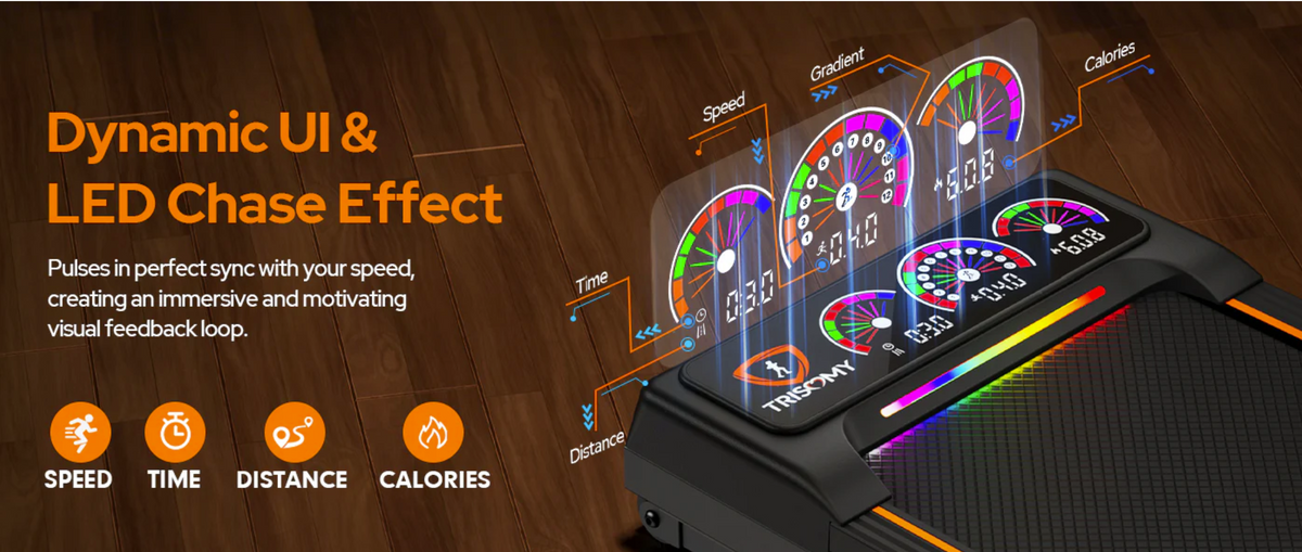 NATICORE Walking Pad Treadmill – Under Desk Smart Trainer