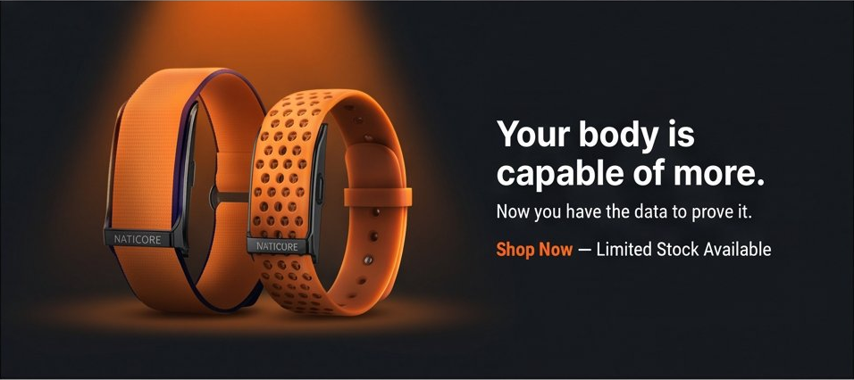 NATICORE Fitness Smart Watch – Heart Rate & Sleep Tracker