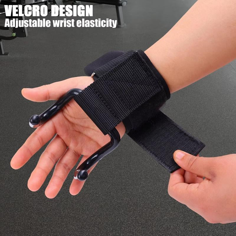 Weight Lifting Hooks Weight Lifting Grips Heavy Duty Deadlift Straps Pull up Straps Adjustable Powerlifting Support Hooks Straps for Gym Workout #TOP PICKS