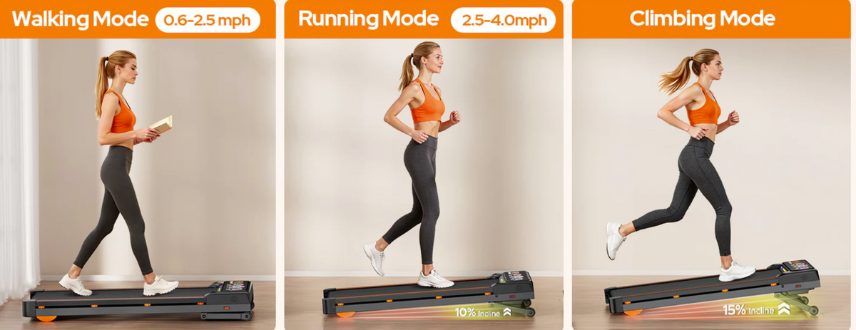 NATICORE Walking Pad Treadmill – Under Desk Smart Trainer