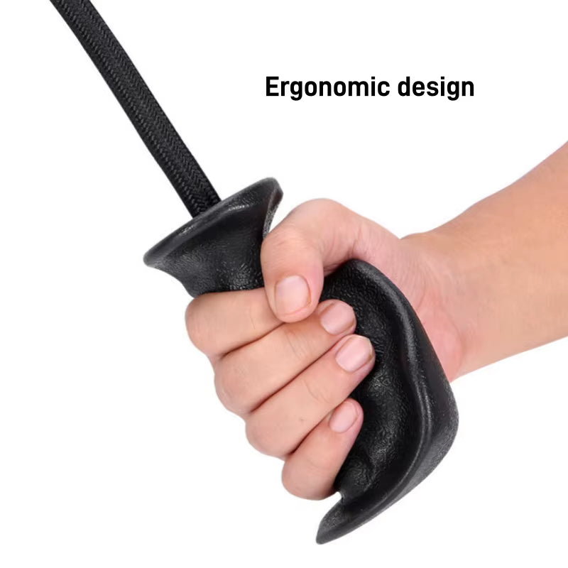 Tricep Rope with Ergonomic Handles, Gym Tricep Pull down Rope for Cable Machine, Pulley System, Triceps Rope Cable Attachment