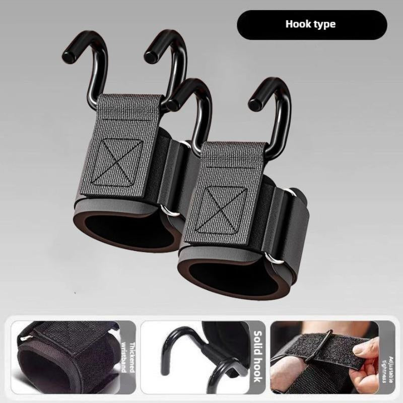 Weight Lifting Hooks Weight Lifting Grips Heavy Duty Deadlift Straps Pull up Straps Adjustable Powerlifting Support Hooks Straps for Gym Workout #TOP PICKS