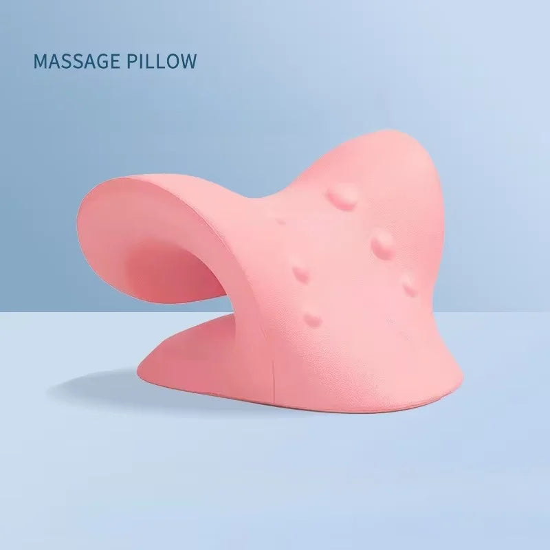 C-Shaped Pillow Cervical Massage Pillow Neck Correction Traction Support Massage Pillow Health Protection Equipment