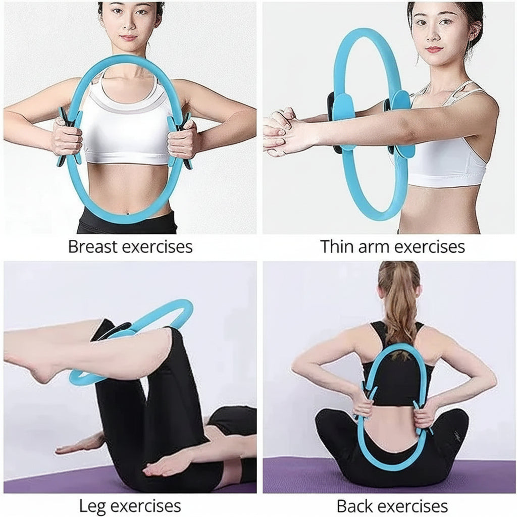 Yoga Fitness Pilates Ring Yoga Ring Open Back Ring Magic Ring Pelvic Floor Muscle Training Yoga Supplies Pilates Ring