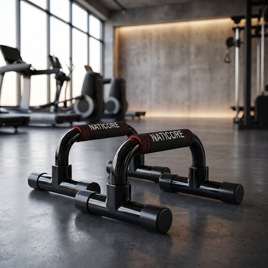 NATICORE Ergonomic Push-Up Bars – Anti-Slip