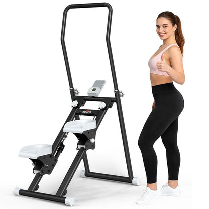 NATICORE VerticalClimb folding stair stepper full body cardio machine home gym