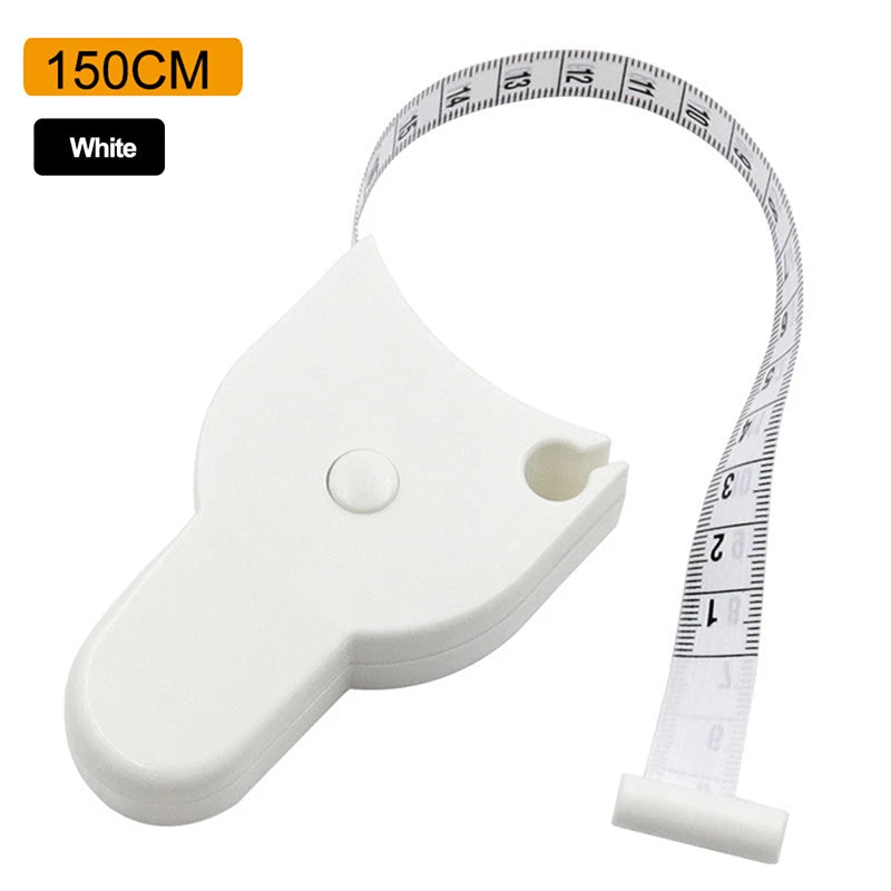 Portable Fitness Telescopic Health Tape Measure with Handle Torch Y-Shaped Tape Measure Waist Circumference Tape Measure