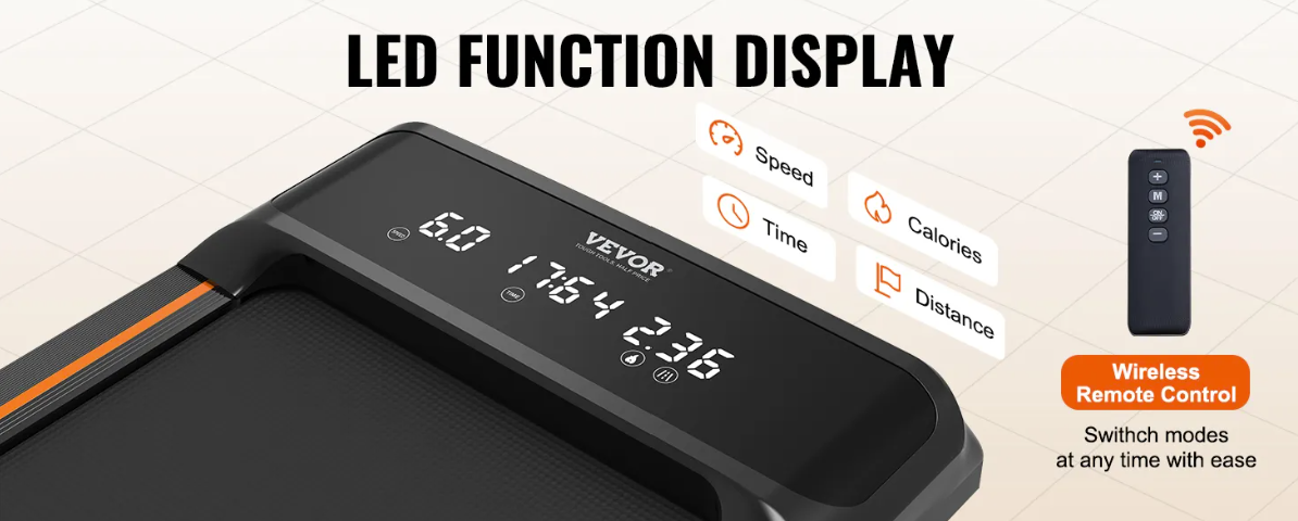 NATICORE Walking Pad Treadmill – Under Desk Smart Trainer